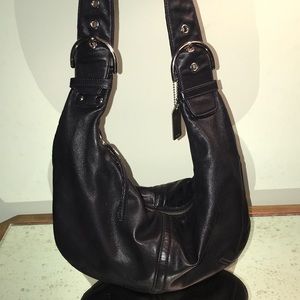 AUTH COACH - BLACK HOBO BAG VINTAGE